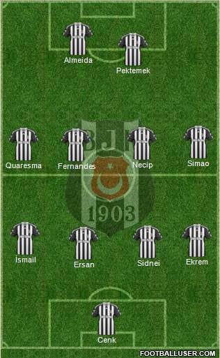 Besiktas JK Formation 2011