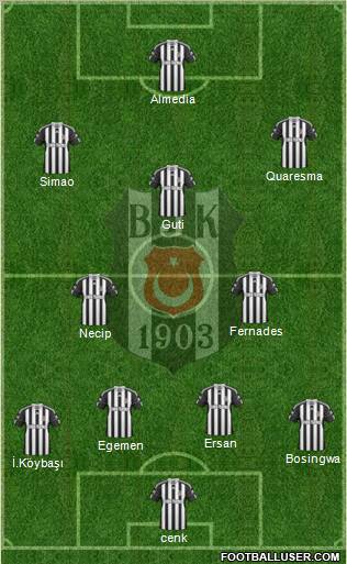 Besiktas JK Formation 2011