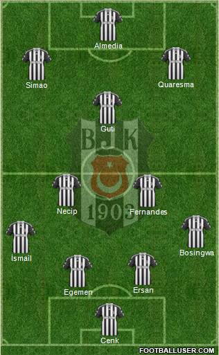 Besiktas JK Formation 2011