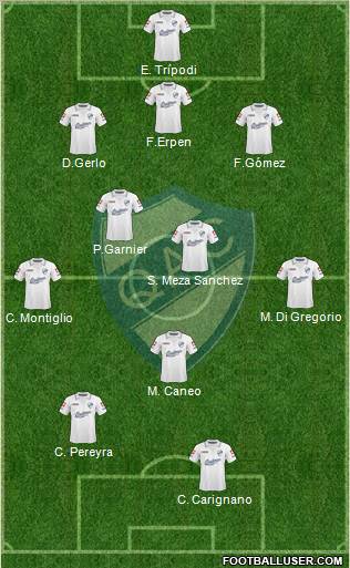 Quilmes football formation