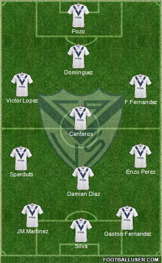 Vélez Sarsfield Formation 2011