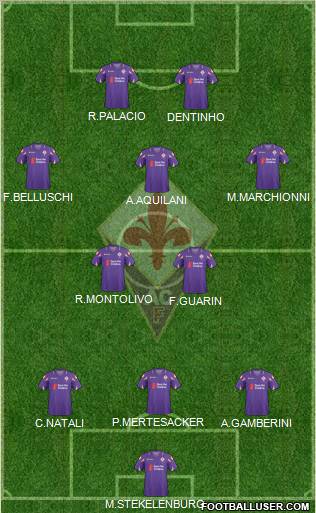 Fiorentina Formation 2011