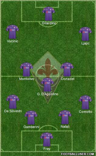 Fiorentina Formation 2011