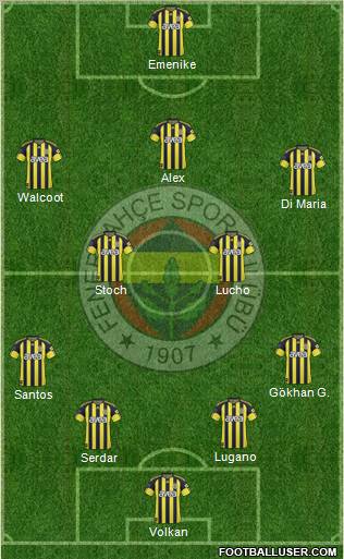 Fenerbahçe SK Formation 2011