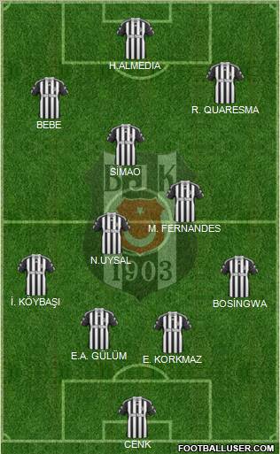 Besiktas JK Formation 2011