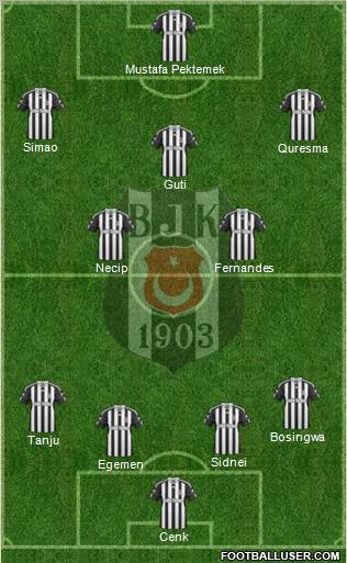 Besiktas JK Formation 2011