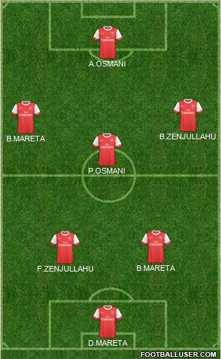 Arsenal Formation 2011