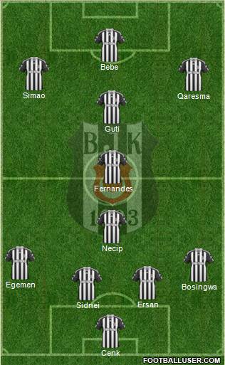 Besiktas JK Formation 2011