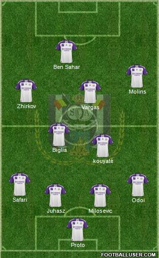 RSC Anderlecht Formation 2011