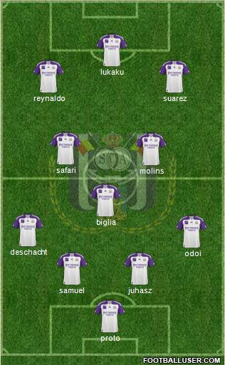 RSC Anderlecht Formation 2011