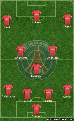 Paris Saint-Germain Formation 2011