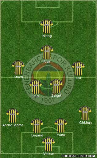 Fenerbahçe SK Formation 2011
