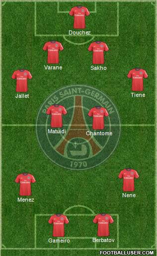 Paris Saint-Germain Formation 2011