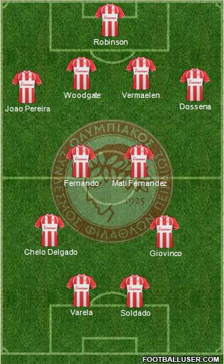 Olympiakos SF Piraeus Formation 2011