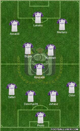 RSC Anderlecht Formation 2011