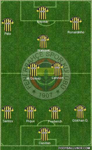 Fenerbahçe SK Formation 2011