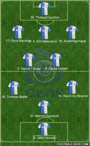 K Racing Club Genk football formation