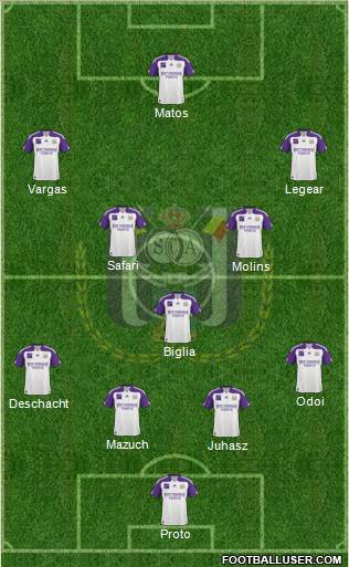 RSC Anderlecht Formation 2011