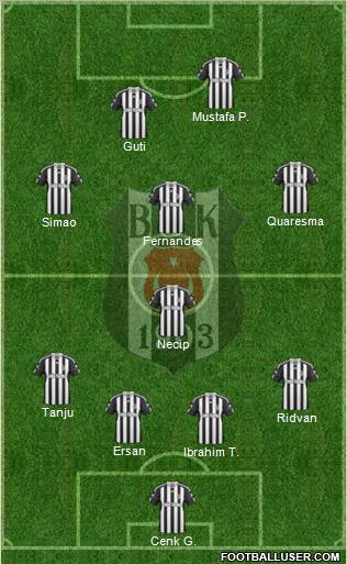 Besiktas JK Formation 2011