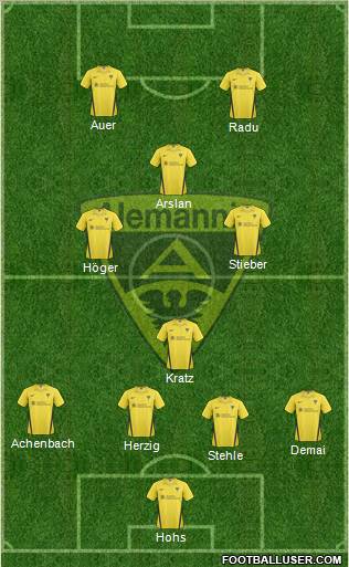 TSV Alemannia Aachen Formation 2011
