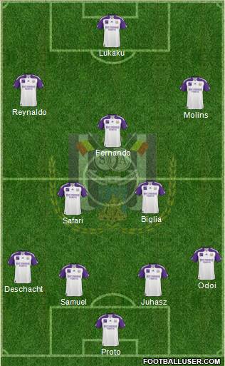 RSC Anderlecht Formation 2011