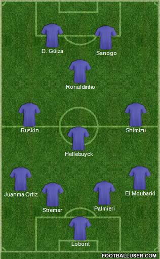 Pro Evolution Soccer Team Formation 2011