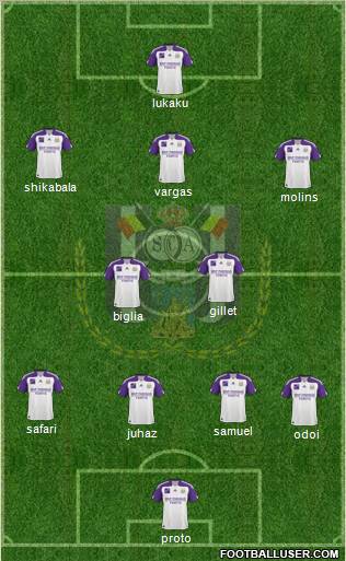RSC Anderlecht Formation 2011