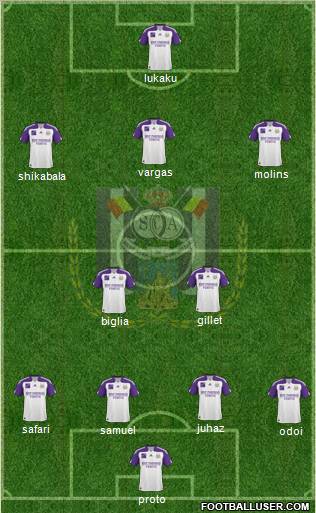 RSC Anderlecht Formation 2011