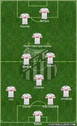 Santos FC Formation 2011