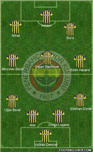 Fenerbahçe SK Formation 2011