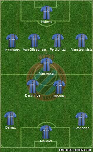 Club Brugge KV Formation 2011