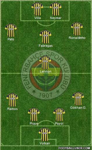 Fenerbahçe SK Formation 2011