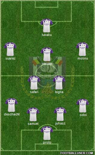 RSC Anderlecht Formation 2011