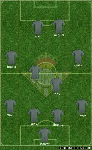 Real Betis B., S.A.D. Formation 2011