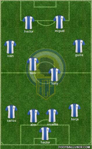Hércules C.F., S.A.D. Formation 2011