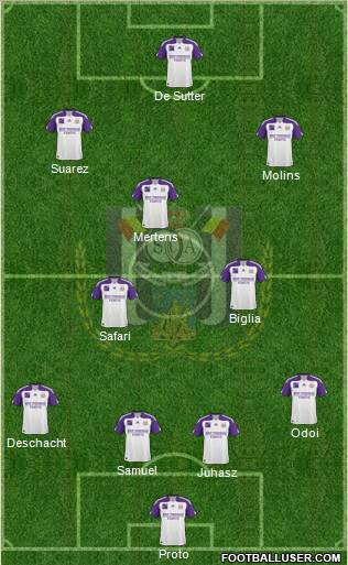 RSC Anderlecht Formation 2011
