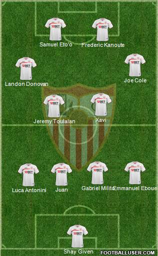 Sevilla F.C., S.A.D. Formation 2011