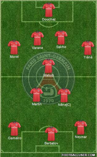 Paris Saint-Germain Formation 2011