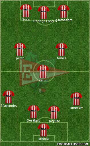 Estudiantes de La Plata Formation 2011