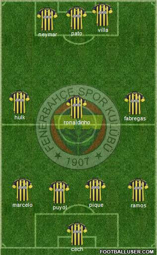 Fenerbahçe SK Formation 2011