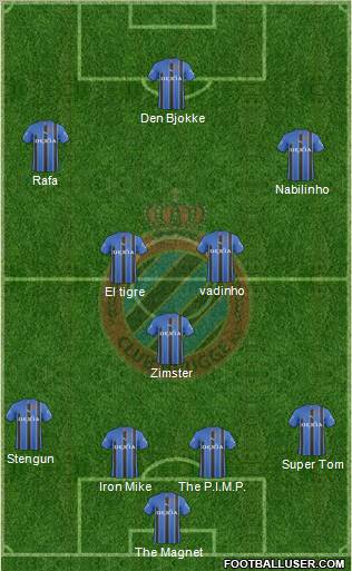 Club Brugge KV Formation 2011