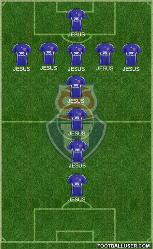 CF Universidad de Chile Formation 2011