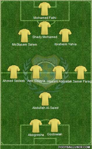 Ismaily Sporting Club Formation 2011