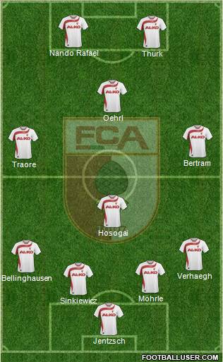 FC Augsburg Formation 2011