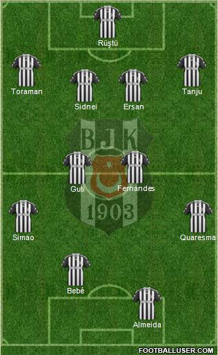 Besiktas JK Formation 2011