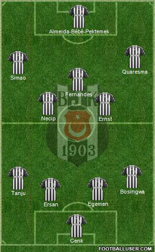 Besiktas JK Formation 2011
