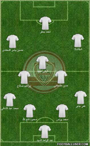 Zamalek Sporting Club football formation