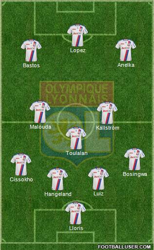 Olympique Lyonnais Formation 2011