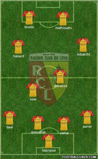 Racing Club de Lens Formation 2011