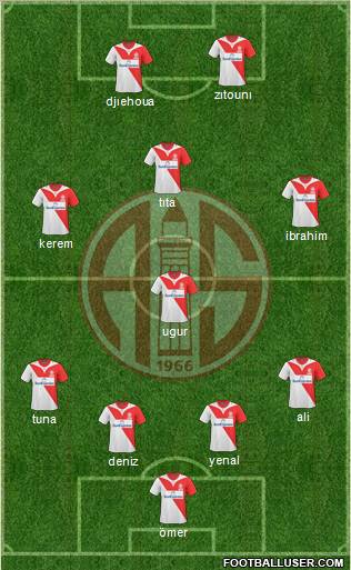 Antalyaspor A.S. Formation 2011
